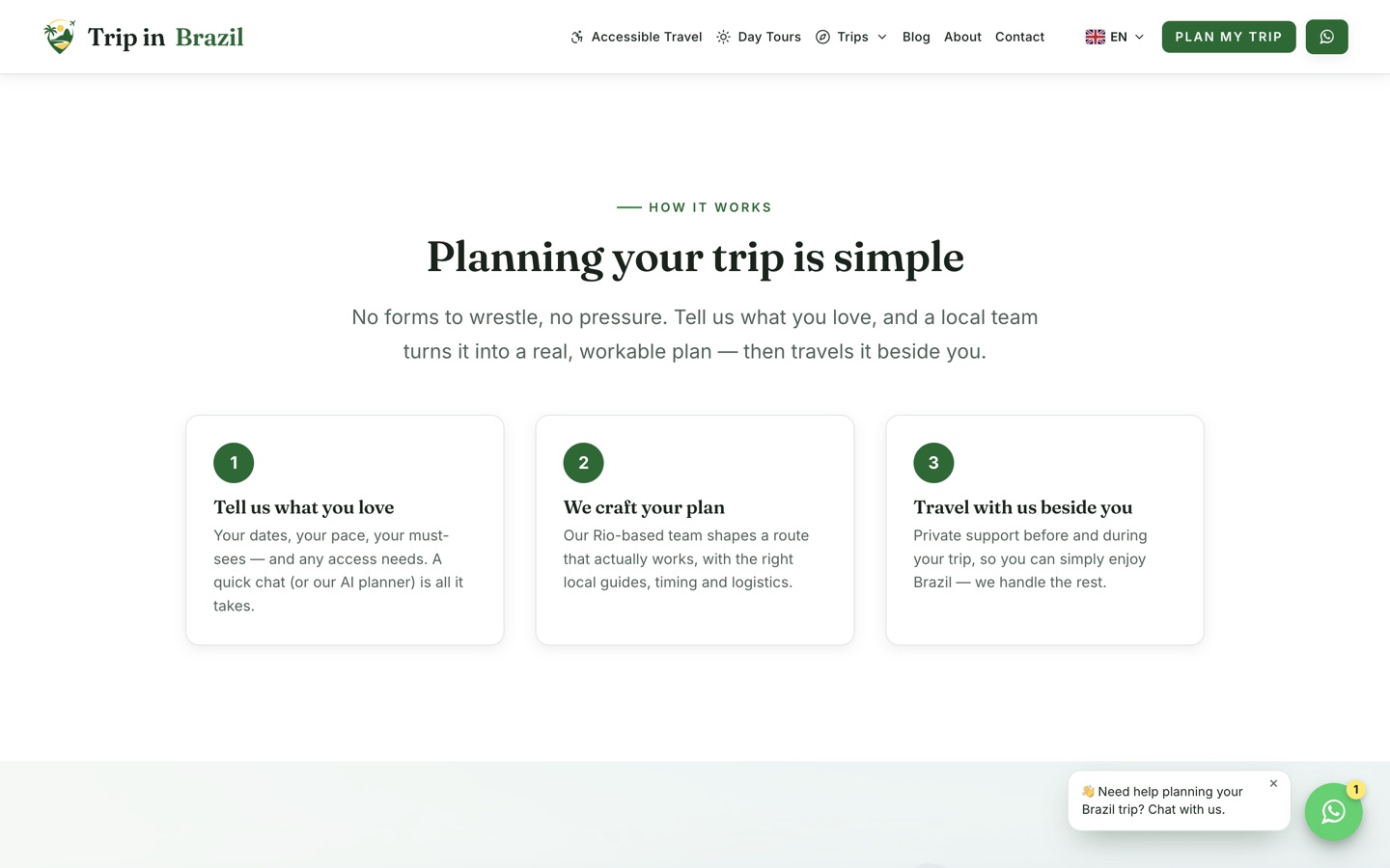 The how it works page