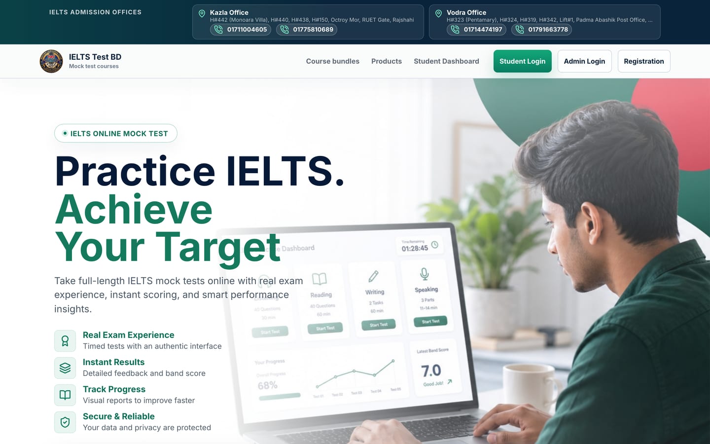 IELTS Test BD platform
