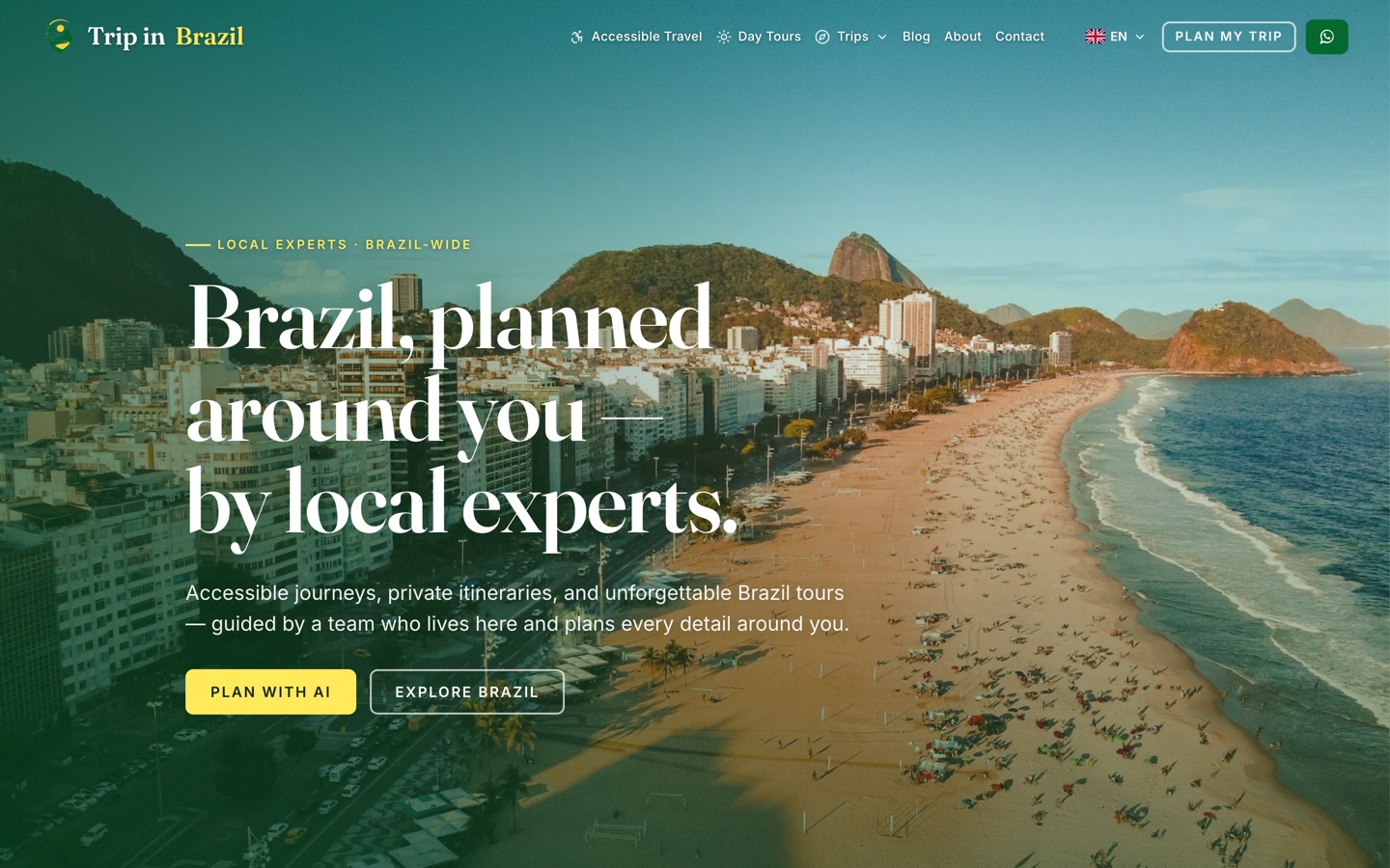 The Trip in Brazil homepage